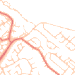 Daytime road noise heatmap for TS7 0AN