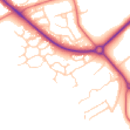 Daytime road noise heatmap for TS7 0AU