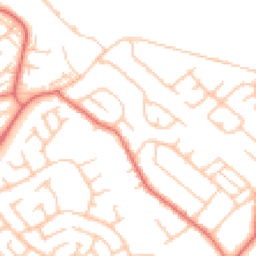 Daytime road noise heatmap for TS7 0AW
