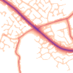 Daytime road noise heatmap for TS7 0BA