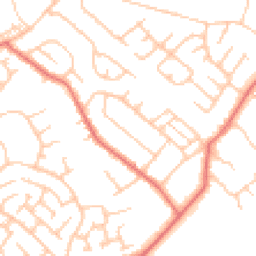 Daytime road noise heatmap for TS7 0BZ