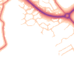 Daytime road noise heatmap for TS7 0DE