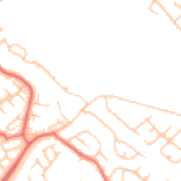 Daytime road noise heatmap for TS7 0DJ