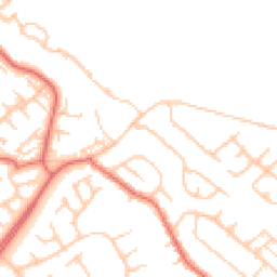 Daytime road noise heatmap for TS7 0DP