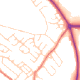 Daytime road noise heatmap for TS7 0DT