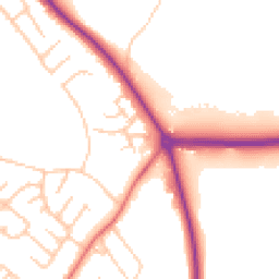 Daytime road noise heatmap for TS7 0GX