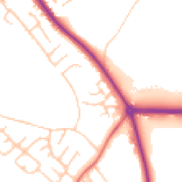 Daytime road noise heatmap for TS7 0GZ