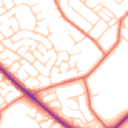 Daytime road noise heatmap for TS7 0JL