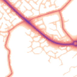Daytime road noise heatmap for TS7 0PW
