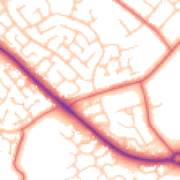 Daytime road noise heatmap for TS7 0QU