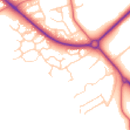 Daytime road noise heatmap for TS7 0RS