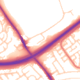 Daytime road noise heatmap for TS7 8AE