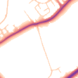 Daytime road noise heatmap for TS7 8AP