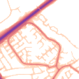 Daytime road noise heatmap for TS7 8DL