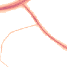 Night-time road noise heatmap for TS7 8EH