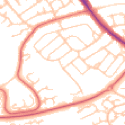 Daytime road noise heatmap for TS7 8LS