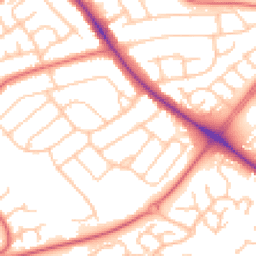 Daytime road noise heatmap for TS7 8LZ