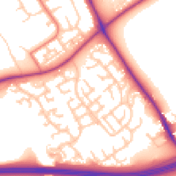 Daytime road noise heatmap for TS7 8RB