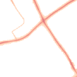 Night-time road noise heatmap for TS7 8RY