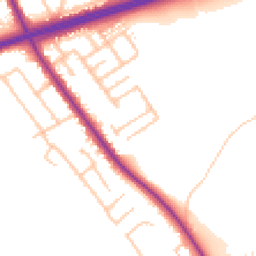 Daytime road noise heatmap for TS7 9EQ