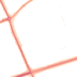 Night-time road noise heatmap for TS7 9LY