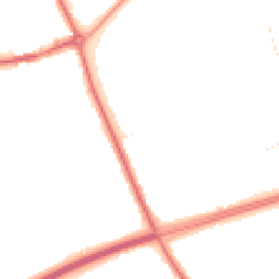 Night-time road noise heatmap for TS7 9NG