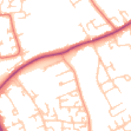 Daytime road noise heatmap for TS7 9QA