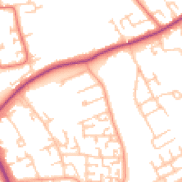 Daytime road noise heatmap for TS7 9QE