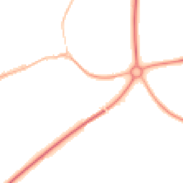 Night-time road noise heatmap for TS9 5AH