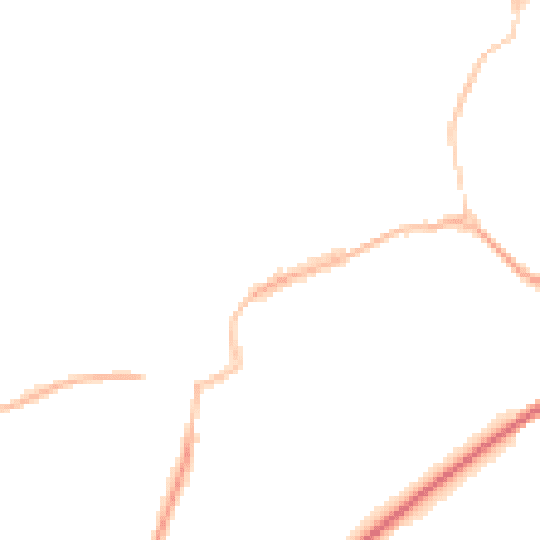 Night-time road noise heatmap for TS9 5AX