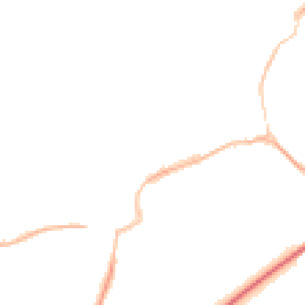 Night-time road noise heatmap for TS9 5AZ