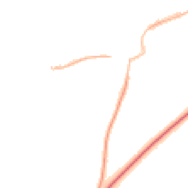Night-time road noise heatmap for TS9 5DE