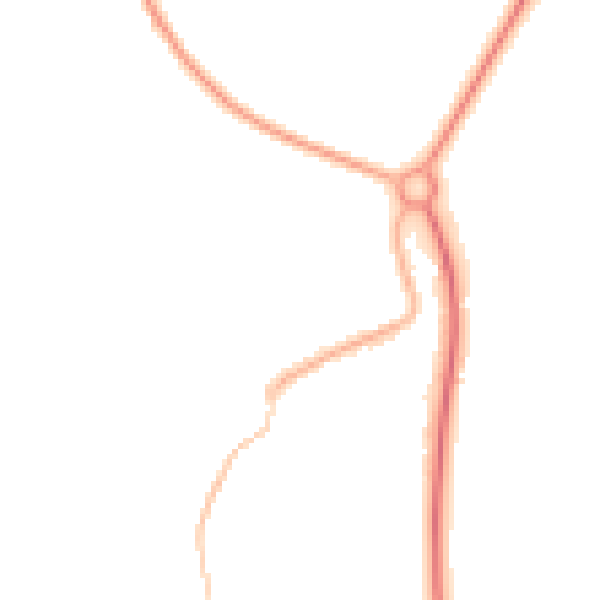 Night-time road noise heatmap for TS9 5HZ