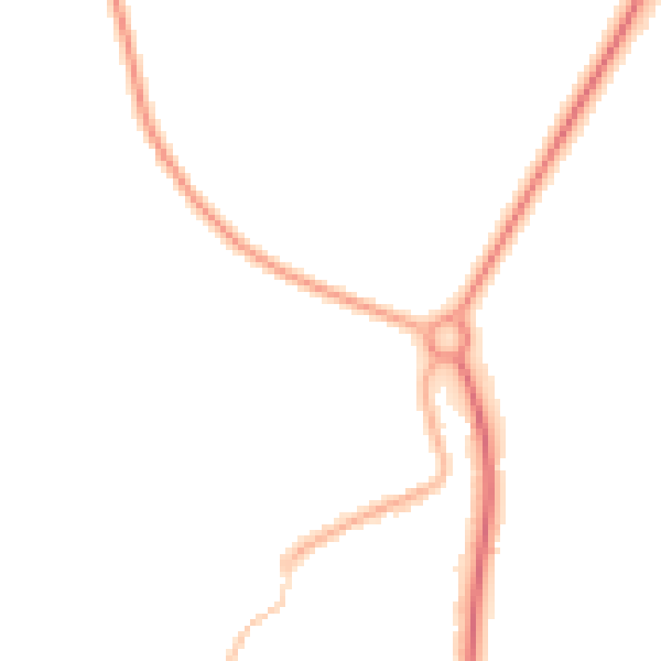 Night-time road noise heatmap for TS9 5JD