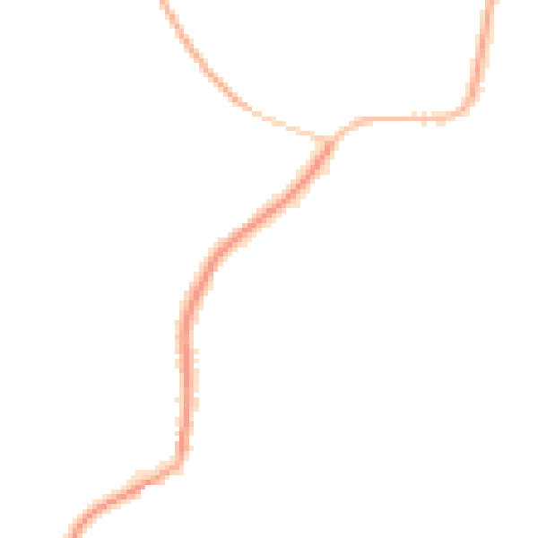 Night-time road noise heatmap for TS9 6AG