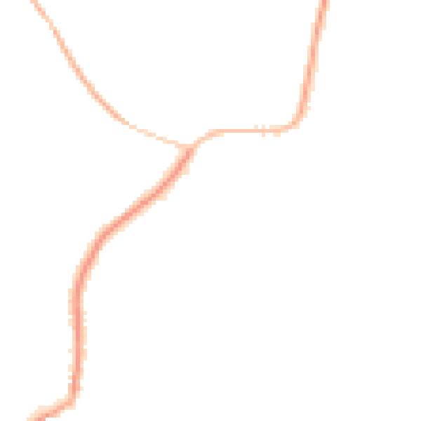 Night-time road noise heatmap for TS9 6AZ