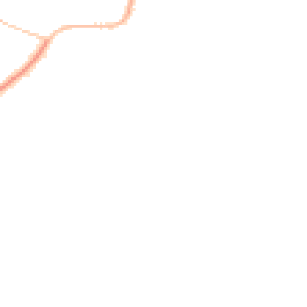 Night-time road noise heatmap for TS9 6BQ