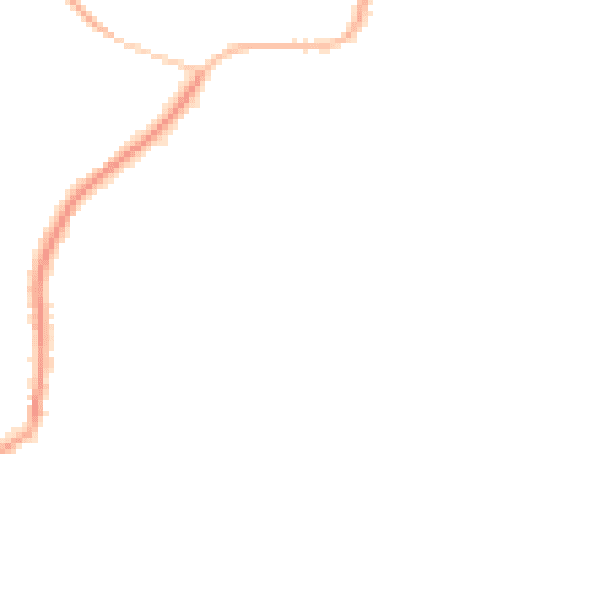 Night-time road noise heatmap for TS9 6BZ