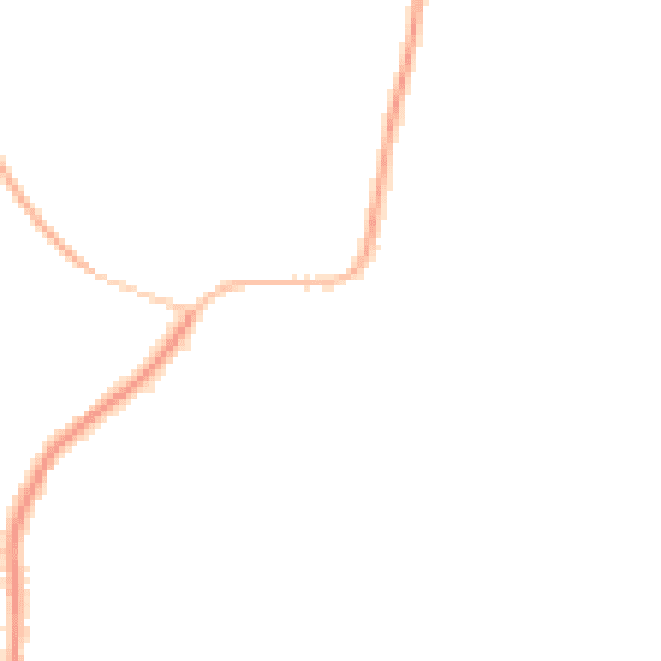 Night-time road noise heatmap for TS9 6DQ