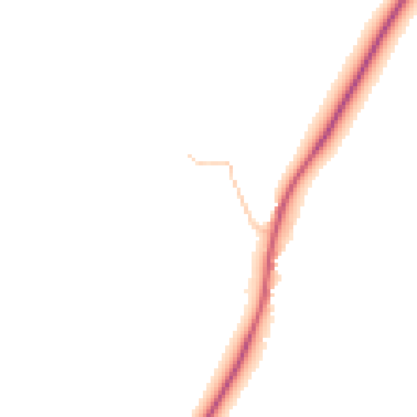Daytime road noise heatmap for TS9 6FA