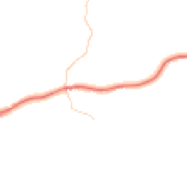 Daytime road noise heatmap for TS9 6HJ