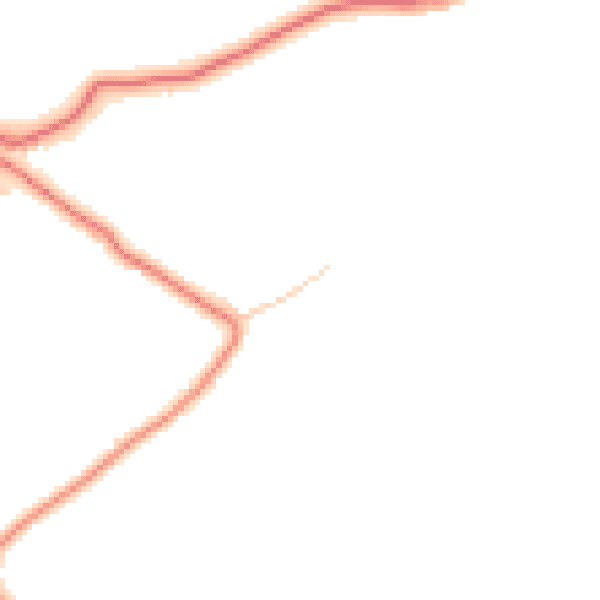 Daytime road noise heatmap for TS9 6HZ