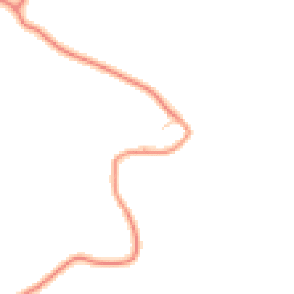 Daytime road noise heatmap for TS9 6LU