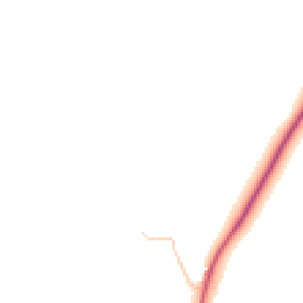 Daytime road noise heatmap for TS9 6QU