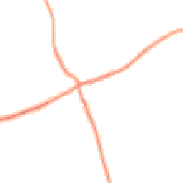Daytime road noise heatmap for TS9 7AY