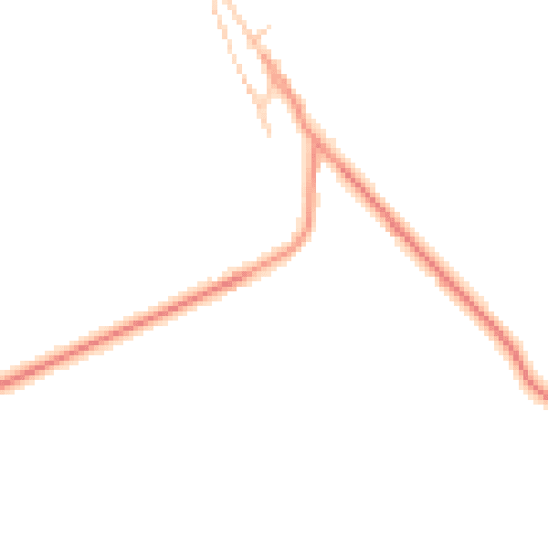 Daytime road noise heatmap for TS9 7BQ