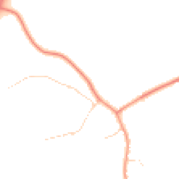 Daytime road noise heatmap for TS9 7DA