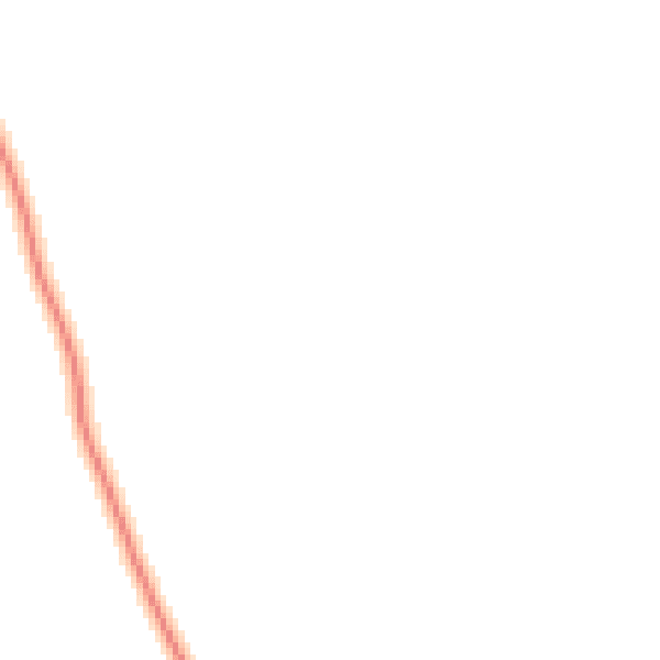 Night-time road noise heatmap for TS9 7JR