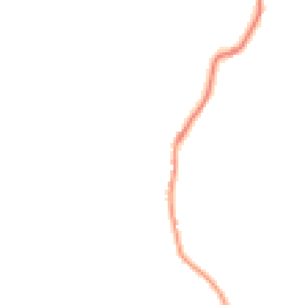 Night-time road noise heatmap for TS9 7JY