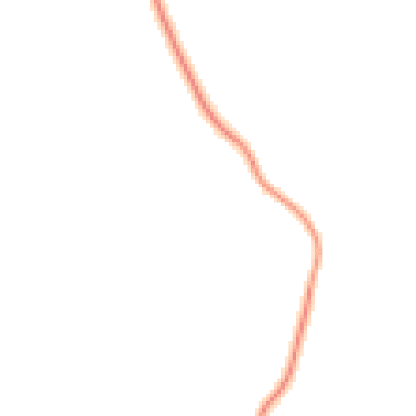 Night-time road noise heatmap for TS9 7LB
